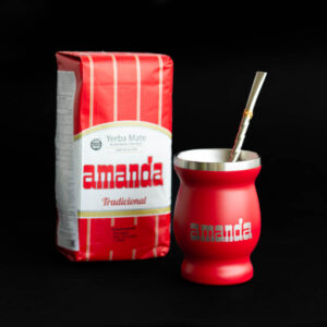 Mate Kit Amanda Rosso Yerba Mate argentina_-2