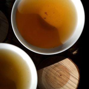 Infuso della tisana al Biancospino