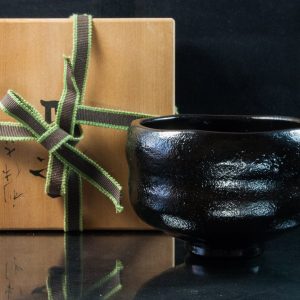 Chawan Raku - Shoraku Heian accessorio per tè verde giapponese matcha