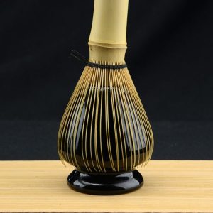 Portachasen nero accessorio per il tè verde Matcha