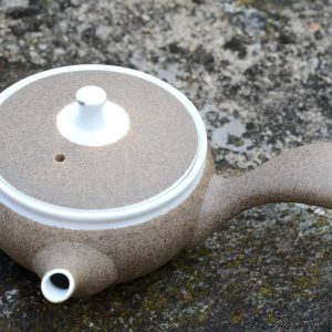 Set Kyusu Corallo in porcellana accessori per il tè