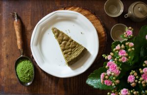 pan di spagna al Matcha