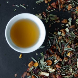 Tisana all'arancia e cacao