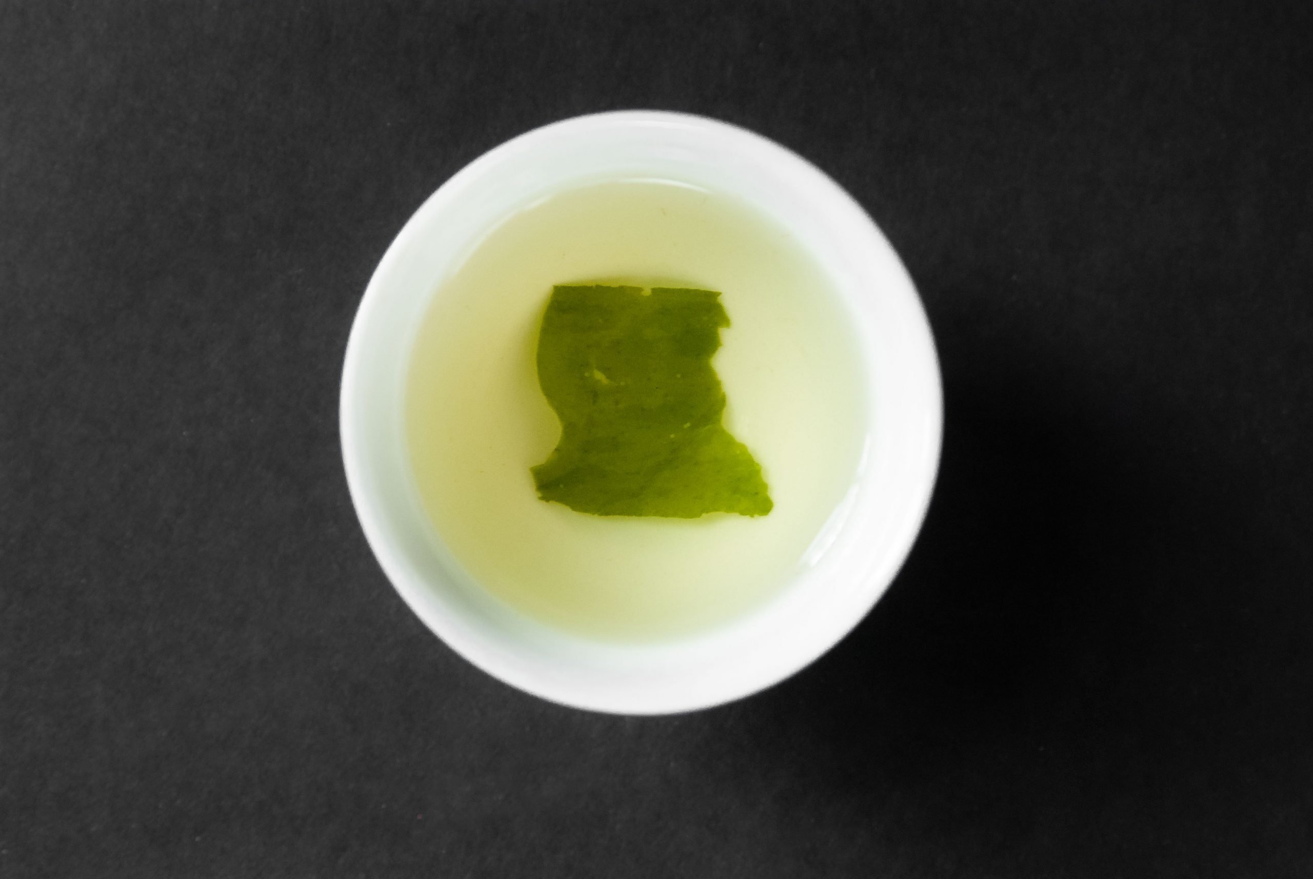 tè verde aromatizzato alga