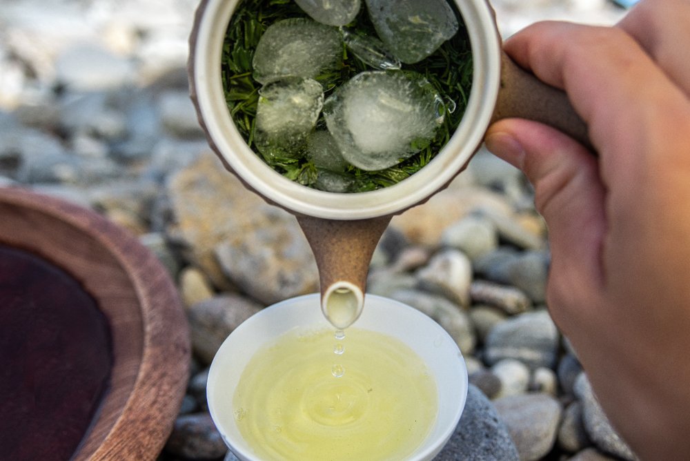 Koridashi tè verde giapponese infusione con ghiaccio