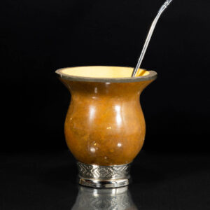 Cuia Artigianale Yerbee Inox Anglo Erva Mate Chimarrao