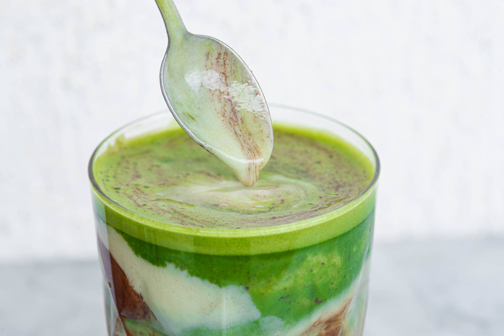 Ricetta di Matcha con avocado e cioccolato
