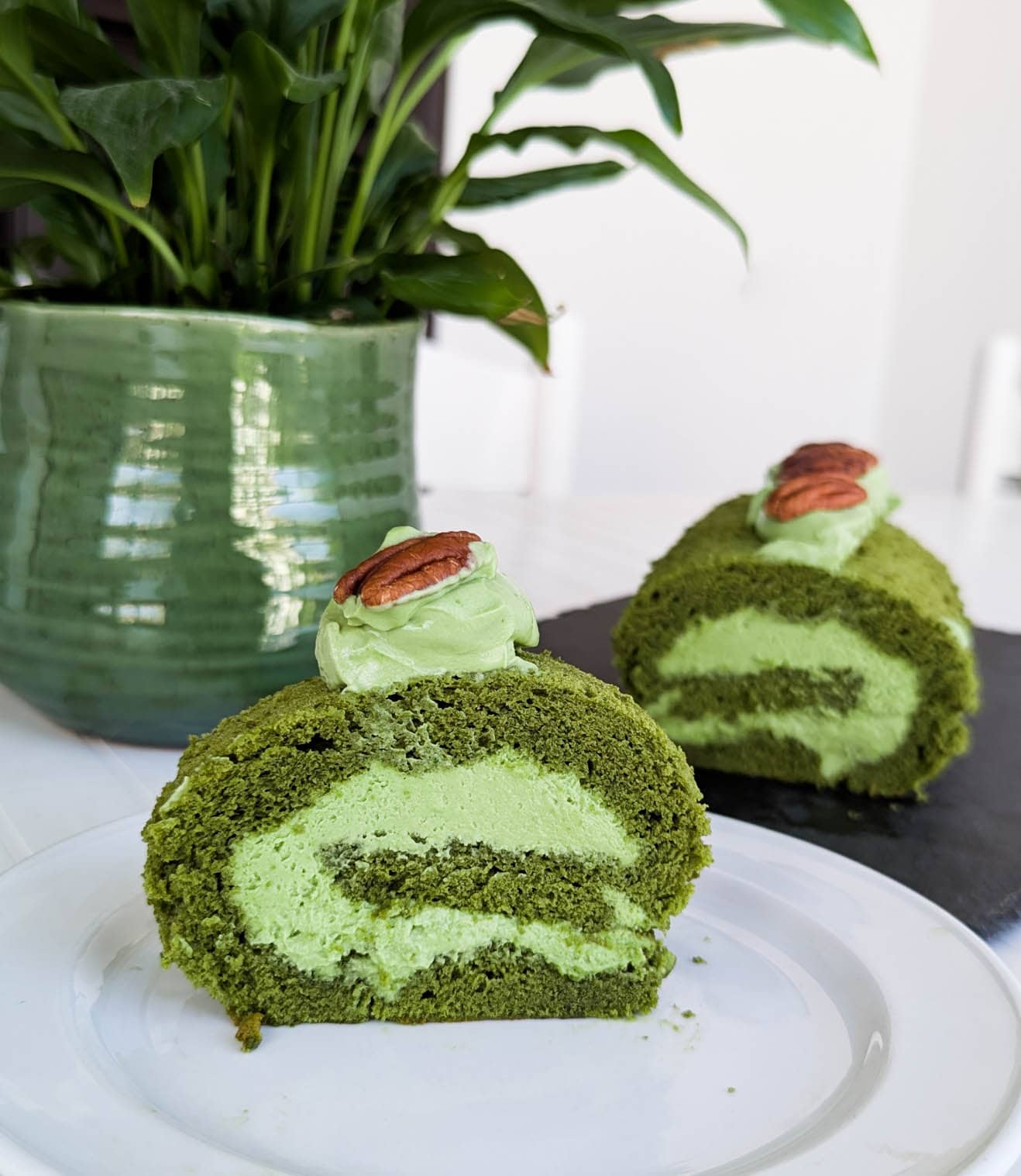 Rotolo al tè matcha (Matcha roll cake)- la ricetta perfetta-14
