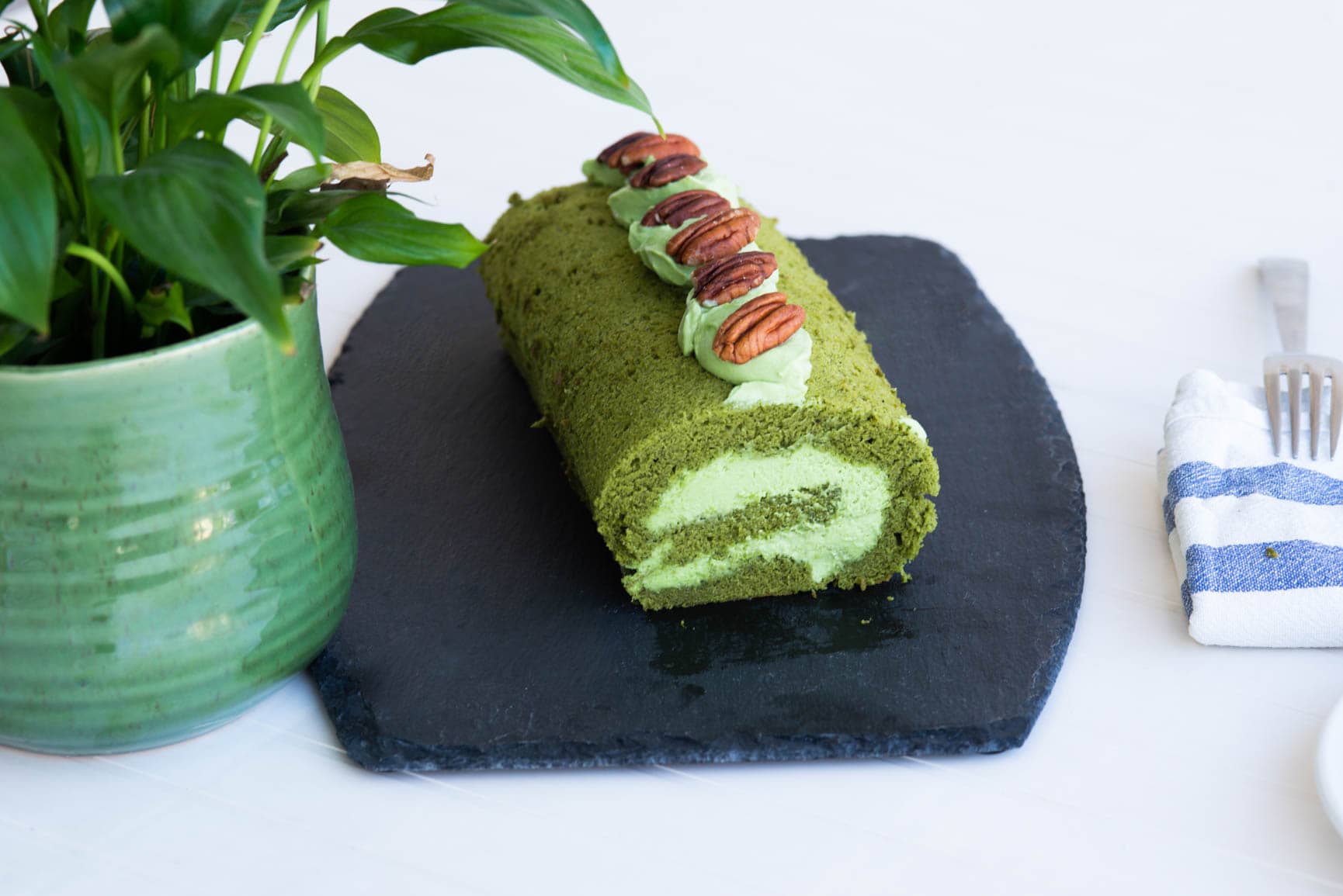 Rotolo al tè matcha (Matcha roll cake)- la ricetta perfetta-20
