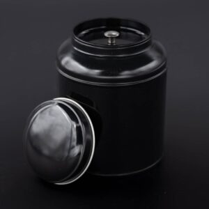 Barattolo da tè nero 100 gr per tè tisane e infusi