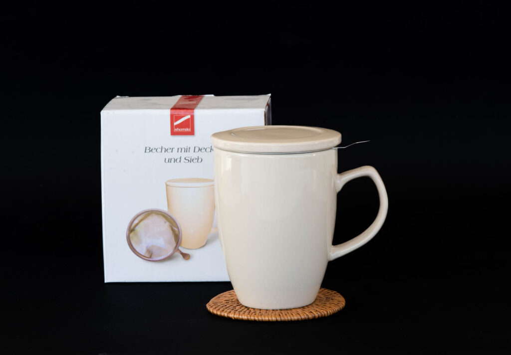 Tazza Shamila Sand con filtro e coperchio 350 ml