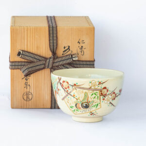 Chawan giapponese artigianael Kyo ware Kosen Tanaka-12 Matcha japanese green tea