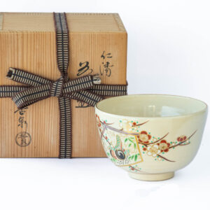Chawan giapponese artigianael Kyo ware Kosen Tanaka-12 Matcha japanese green tea
